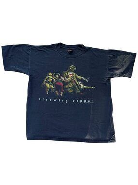 Throwing Copper 1994 Live Vintage Black Band T-Shirt XL Brockum Tag USA Made
